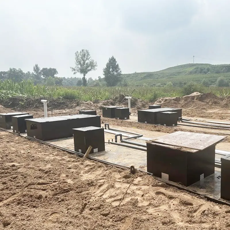 Көмілген тұрмыстық кәріздік ірі орталықтандырылған тазарту станциясы