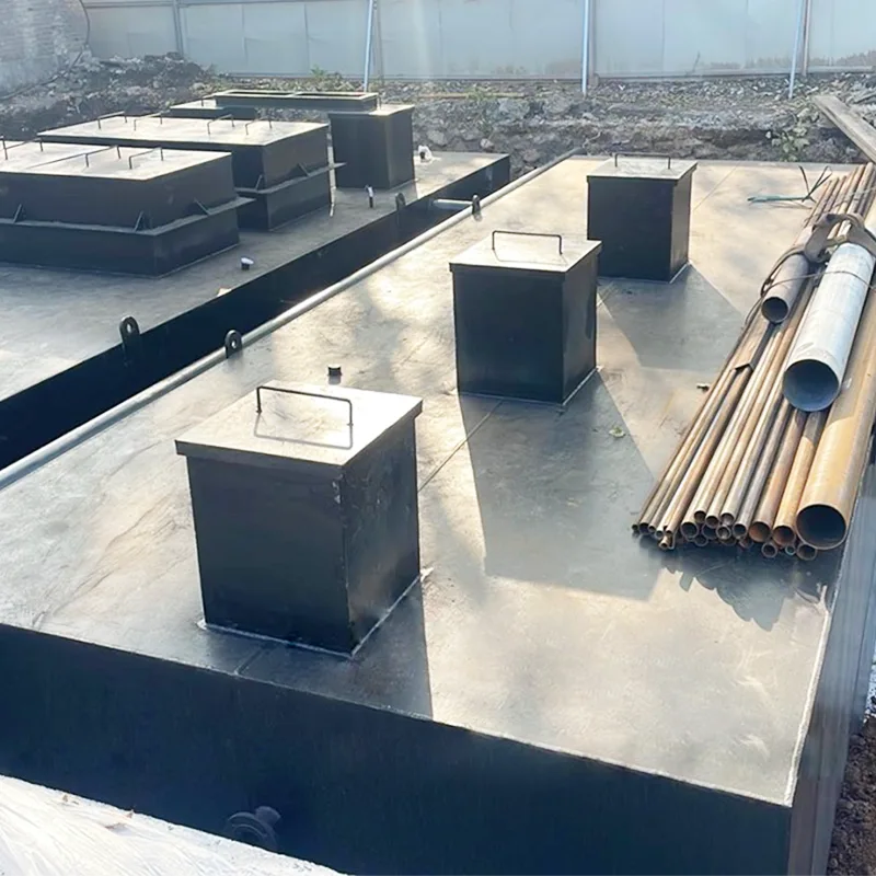 Жерленген тұрмыстық ағынды сулардың шағын көлемдегі орталықтандырылмаған жабдықтары