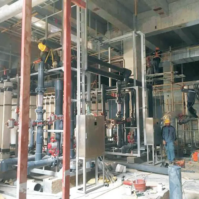 Орналасқан жердегі суды тазарту шеберханасы